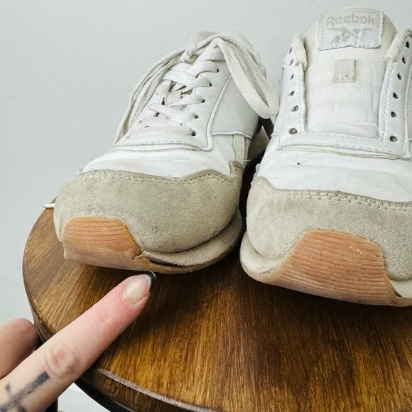 Reebok Classic Harman Run Women’s White And Gray Sneakers Women’s Size 8 - Picture 4 of 11